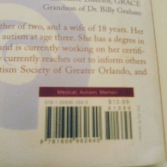 Book Autism is a Blessing by Patty Corrigan Myers Signed True story Non-Fiction - Picture 9 of 9